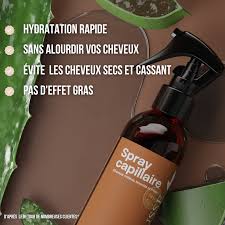 Spray Capillaire Hydratant à l'Aloe Vera Bio