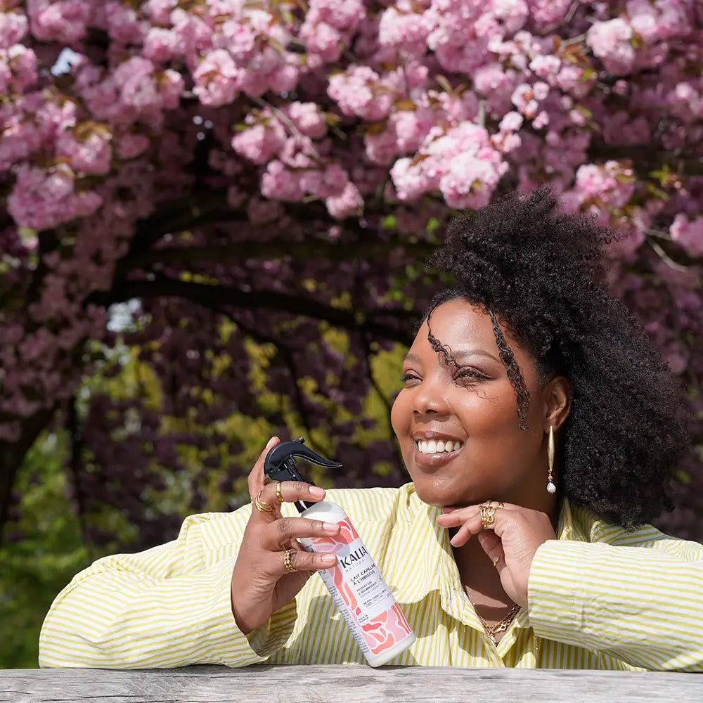 Lait capillaire à l'hibiscus